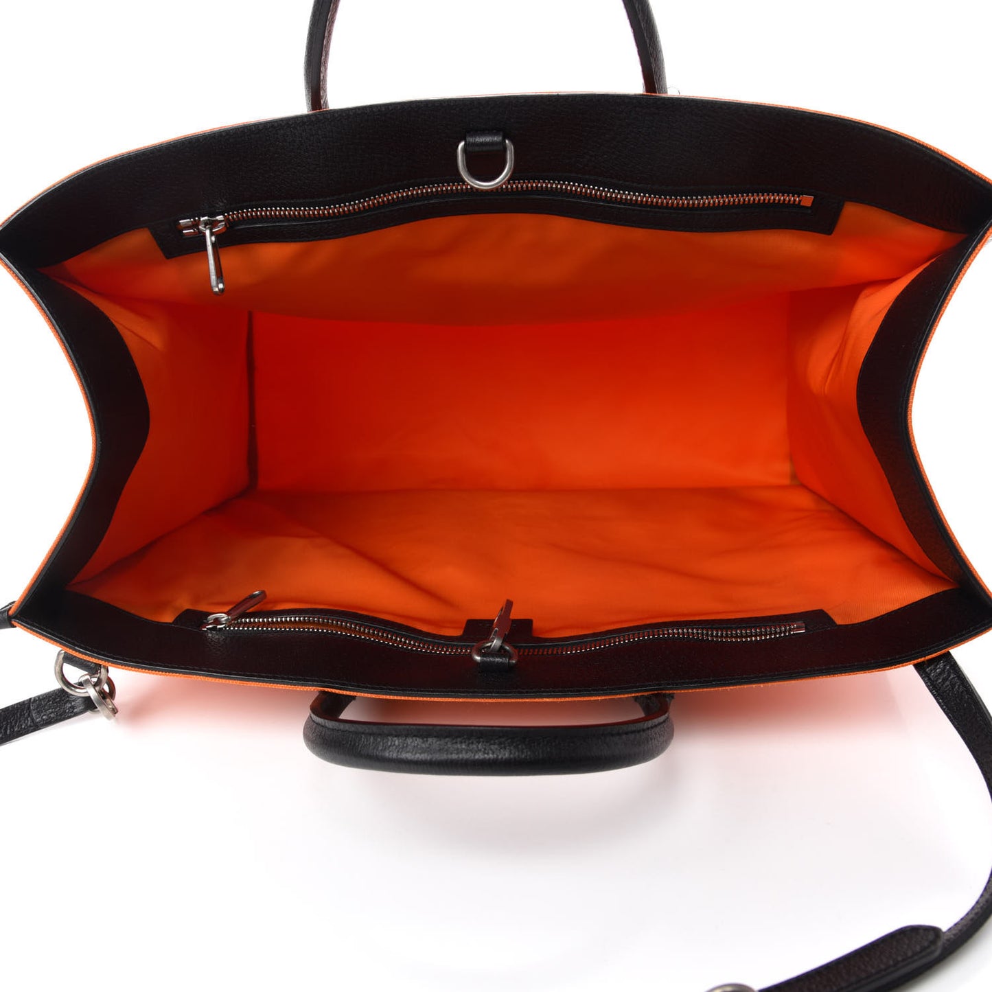 Econyl Nylon Monogram Large Off The Grid Tote Bag Carrot Orange Black