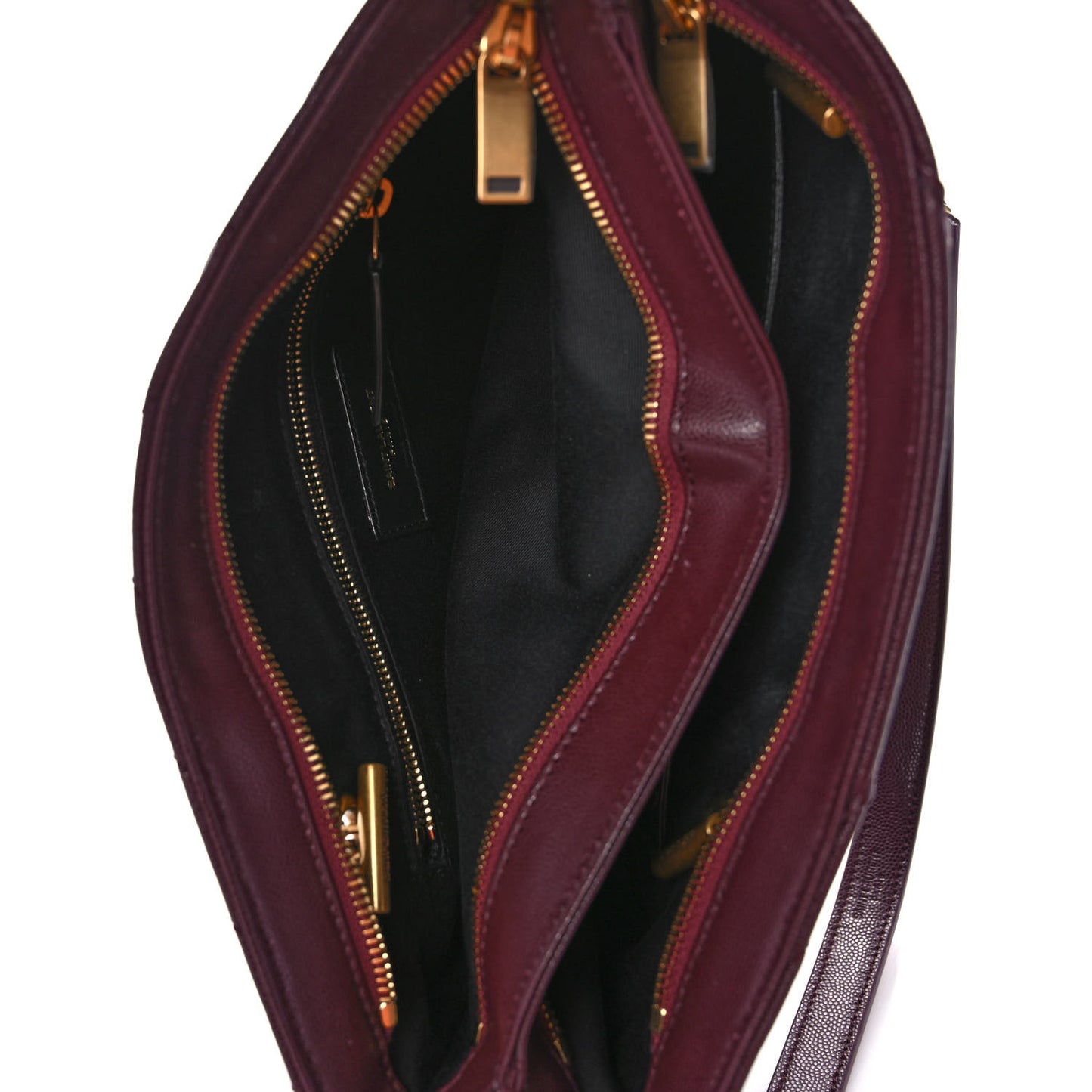 Grain de Poudre Matelasse Chevron Small Tribeca Shopping Bag Rouge Legoin