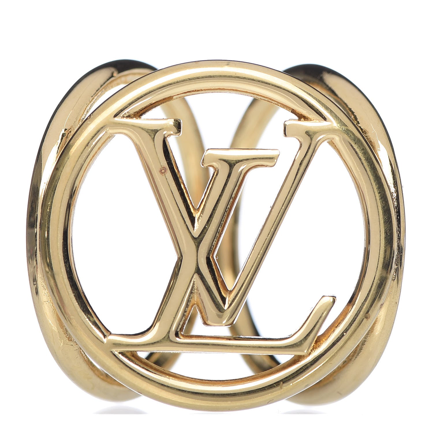 Louis Vuitton Louise Scarf Ring Holder Gold 636116 – FASHIONPHILE