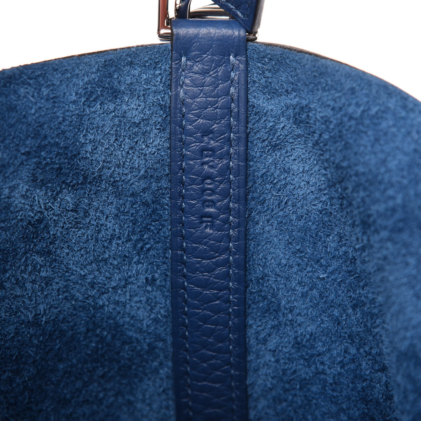 Taurillon Clemence Picotin Lock 22 MM Deep Bleu