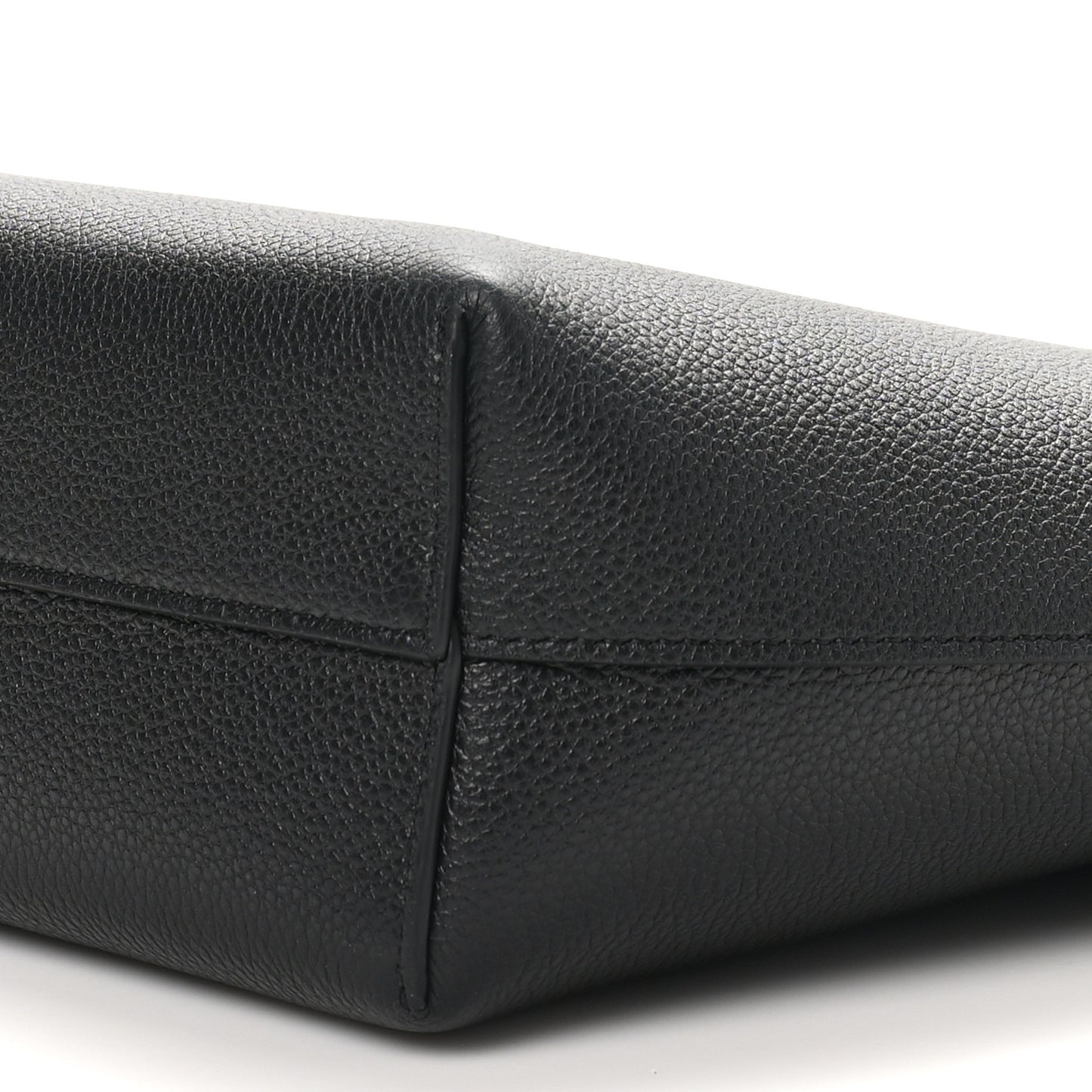 Grained Calfskin Triomphe Mini Cabas Anais Black