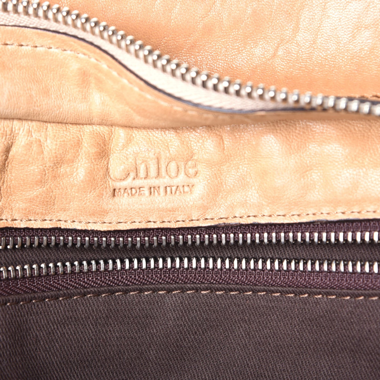 Goatskin Elvire Tote Beige