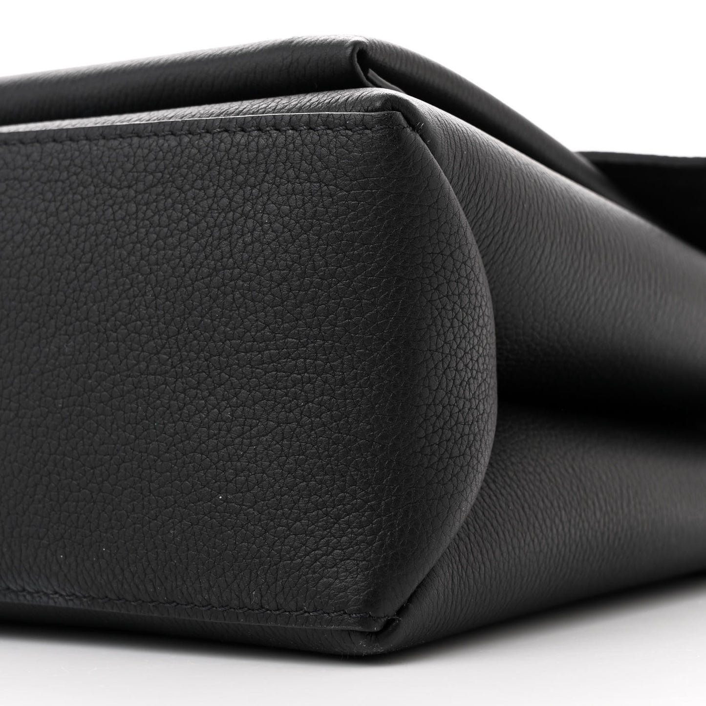 Soft Calfskin My Lockme Top Handle Black