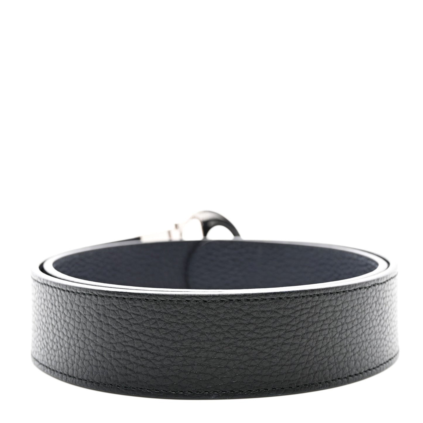 Calfskin 1973 Reversible Belt 90 36 Black Navy