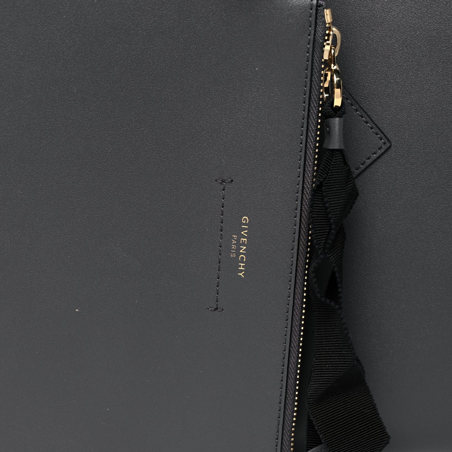 Smooth Calfskin Wing Shopper Tote Grey White