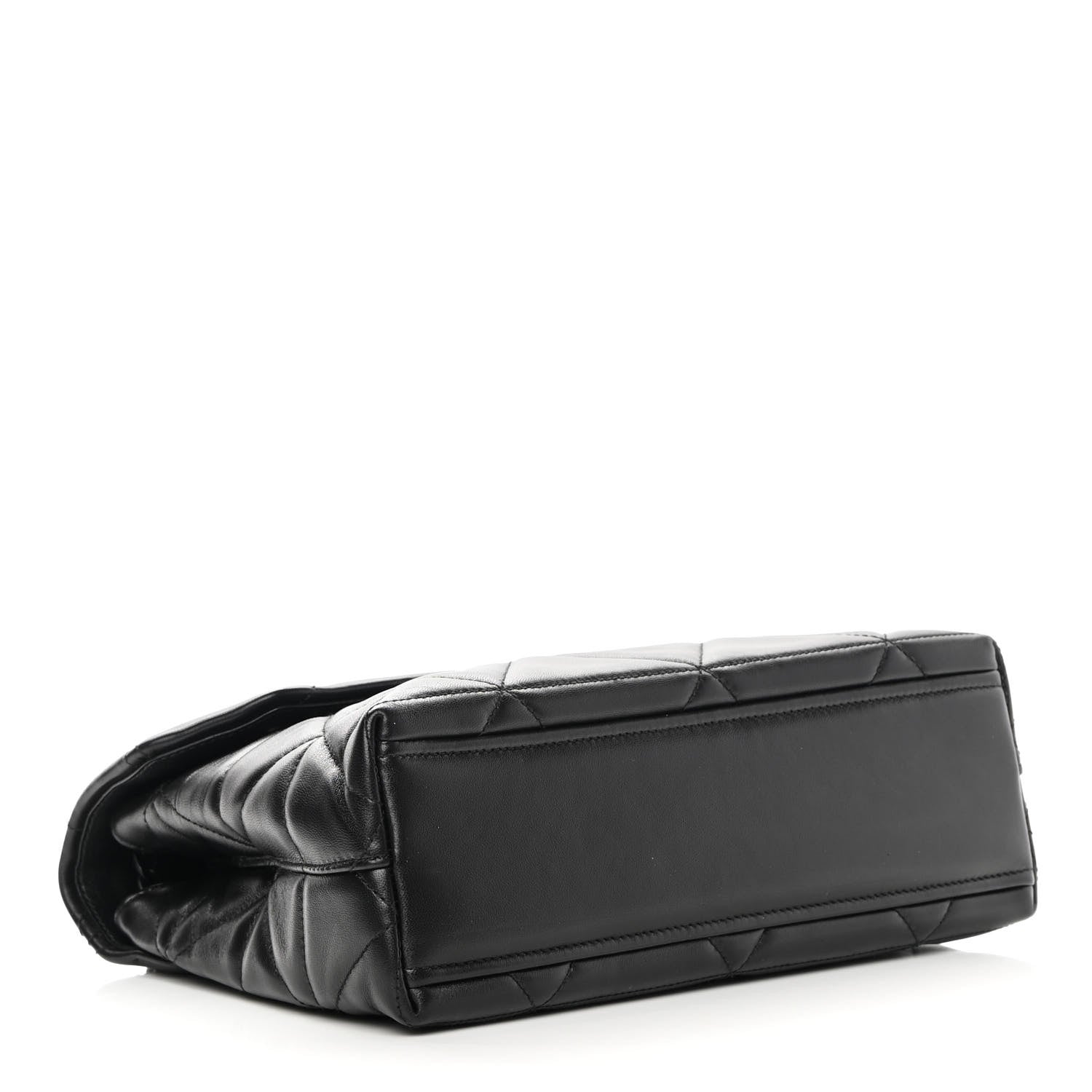 Prada Nappa Triangle Stitched Large Spectrum Bag Black 4 of 14