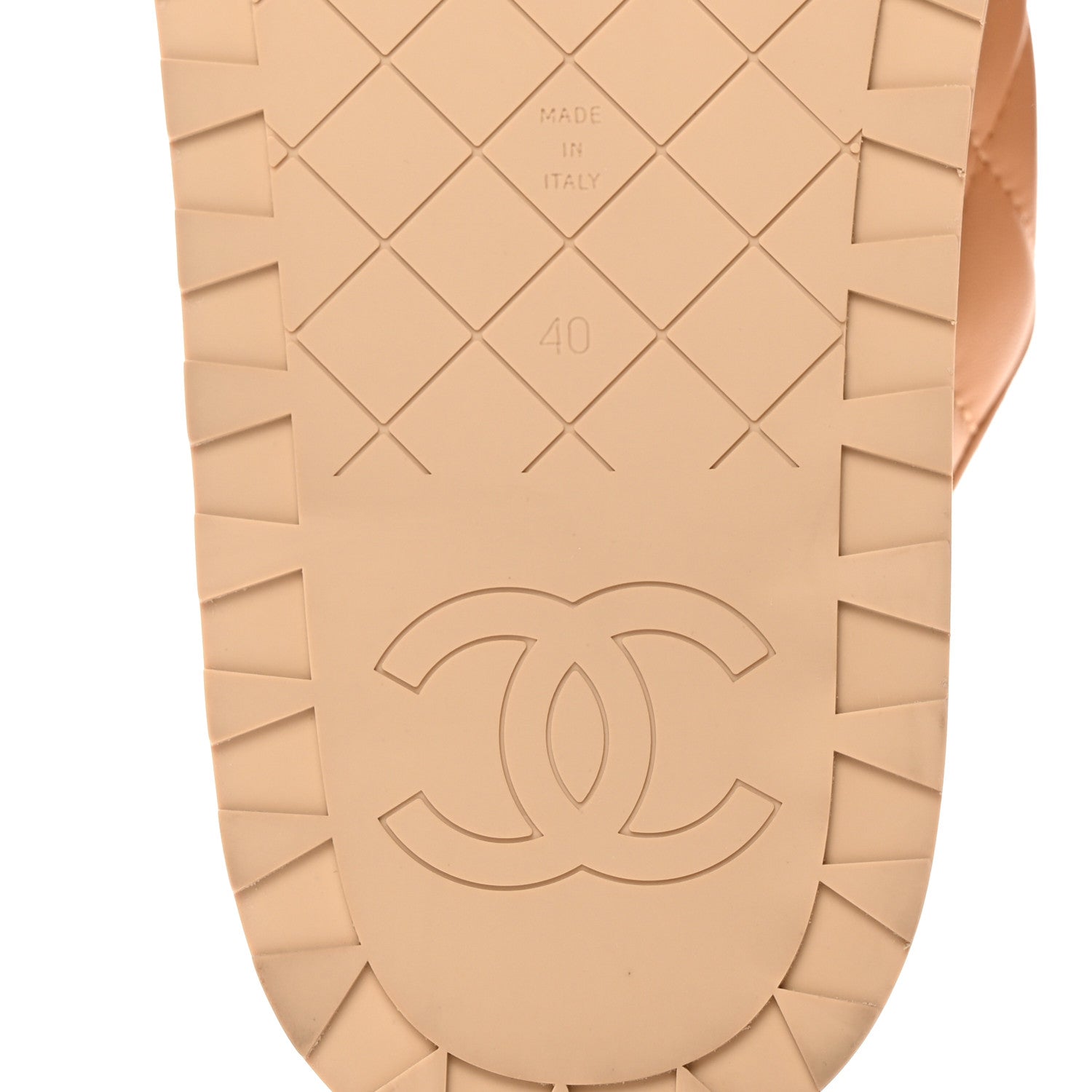 Chanel Lambskin Quilted CC Turnlock Mules 40 Beige 8 of 9
