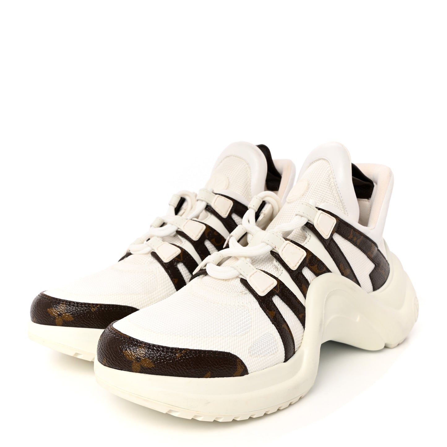Patent Monogram LV Archlight Sneakers 39.5 White