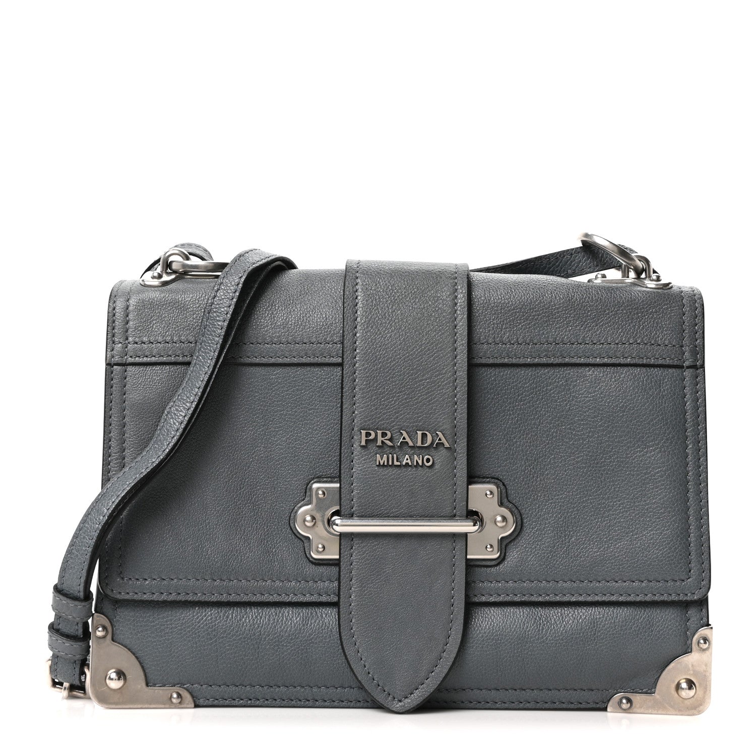 Prada Glace Calf Soft Cahier Bag Marine Astrale 1817420 – FASHIONPHILE