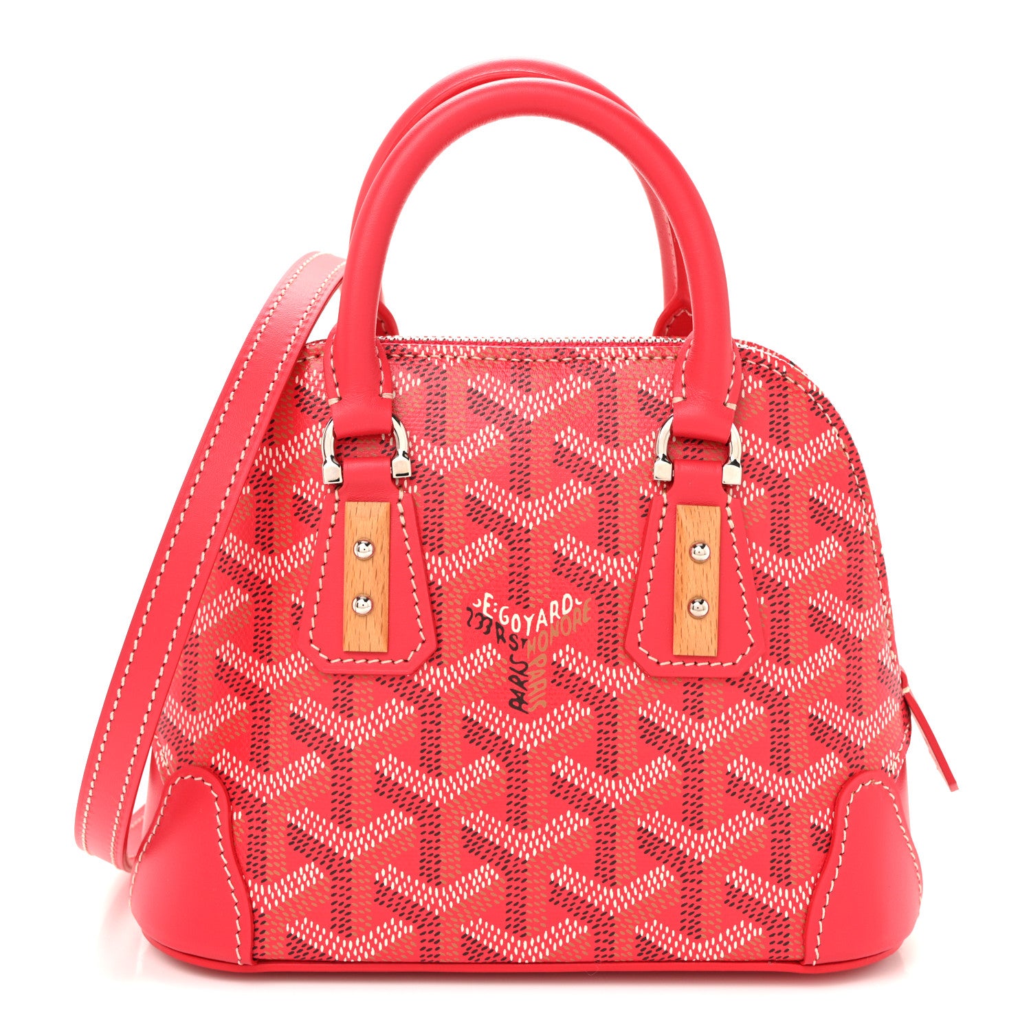 GOYARD ハンドバック Goyard Goyardine Nano Vendome Fuchsia 1829438 – FASHIONPHILE