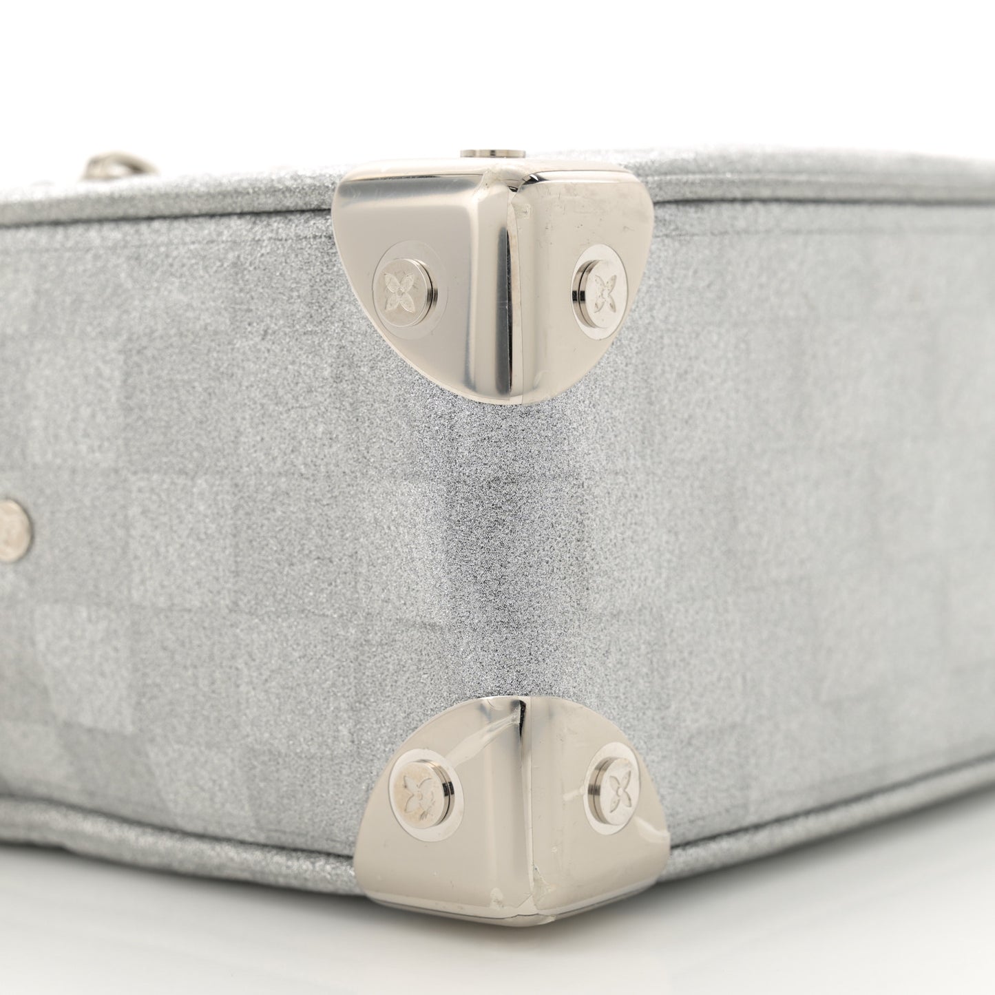 Damier Glitter Mini Soft Trunk Silver