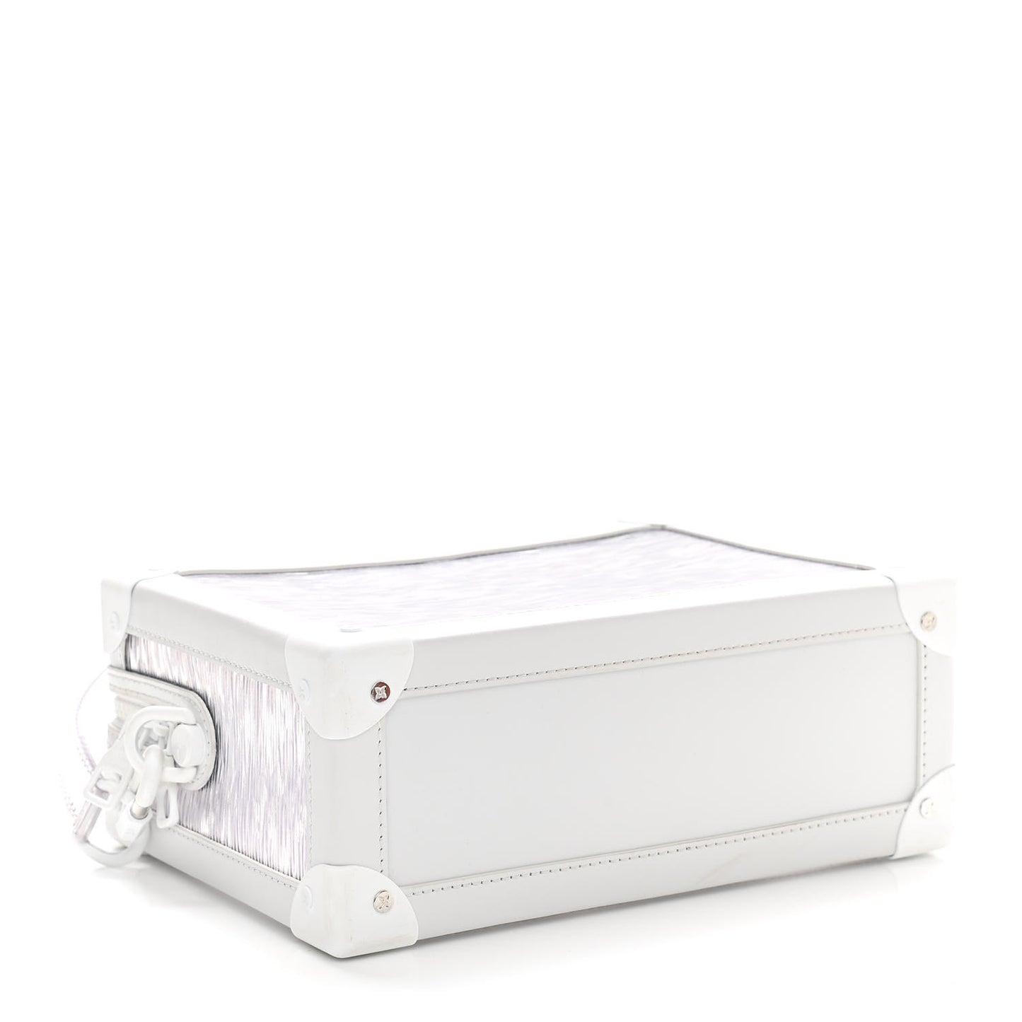 Calfskin PVC Epi Plage Soft Trunk Optic White
