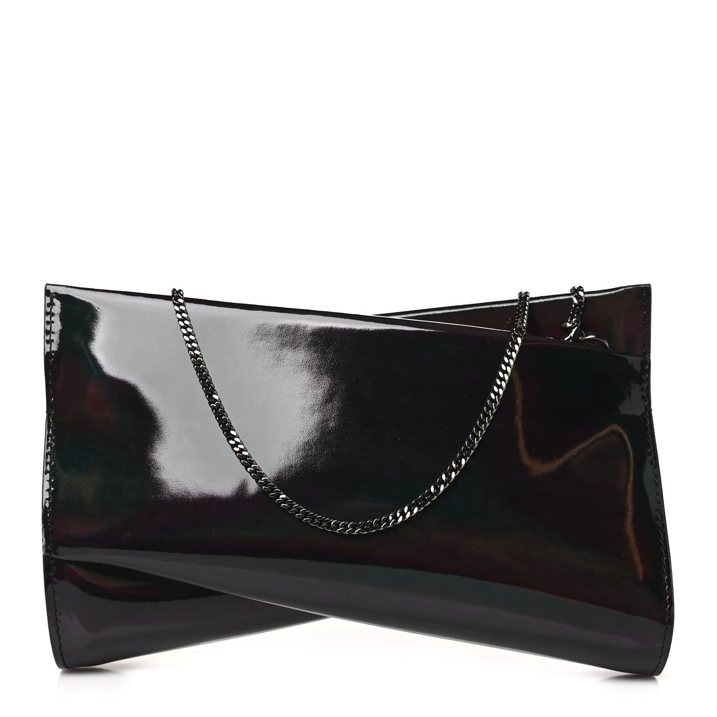 Patent Psychic Loubitwist Clutch Black