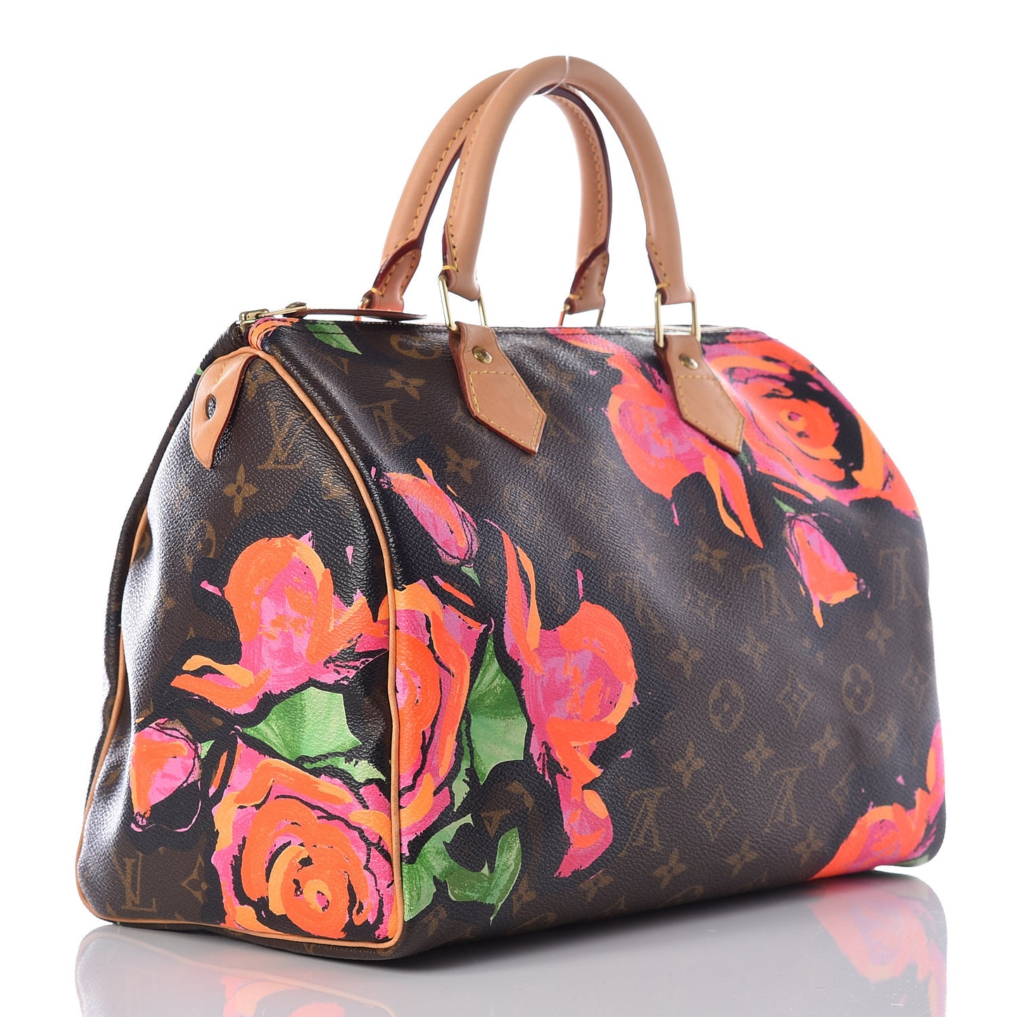 Monogram Roses Speedy 30