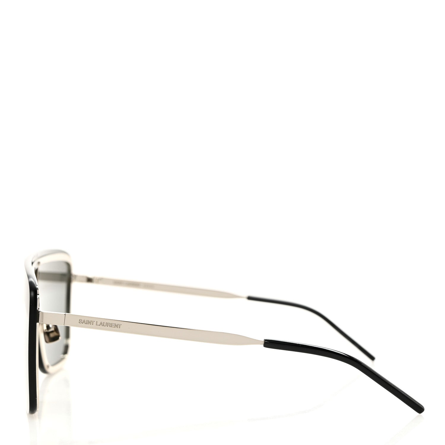 Saint Laurent Metal SL 384 Mask Sunglasses Black 3 of 7