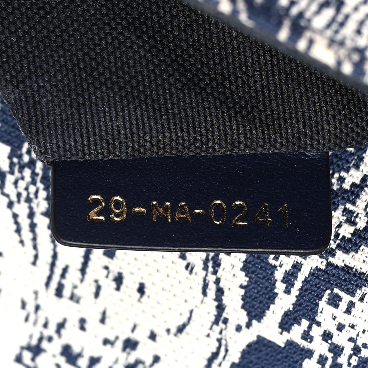 Toile de Jouy Reverse Jacquard 30 Montaigne Flap Bag Blue