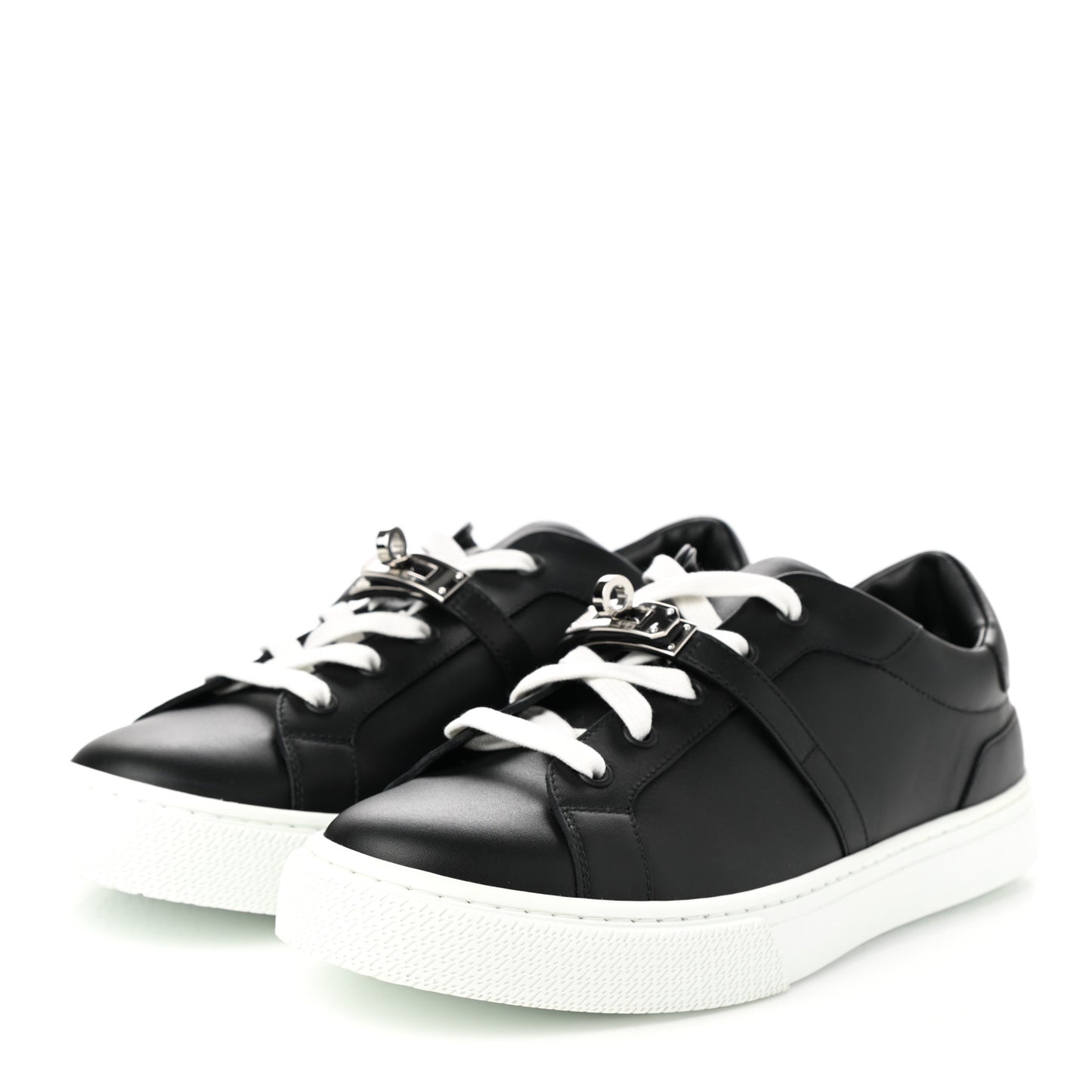 Calfskin Day Sneakers 40 Black