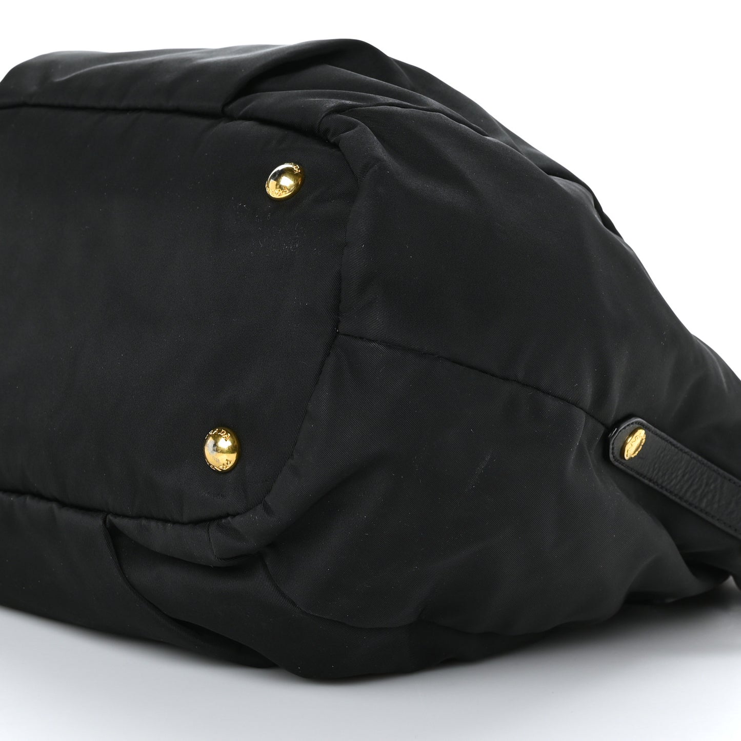 Tessuto Nylon Cervo Shoulder Bag Black