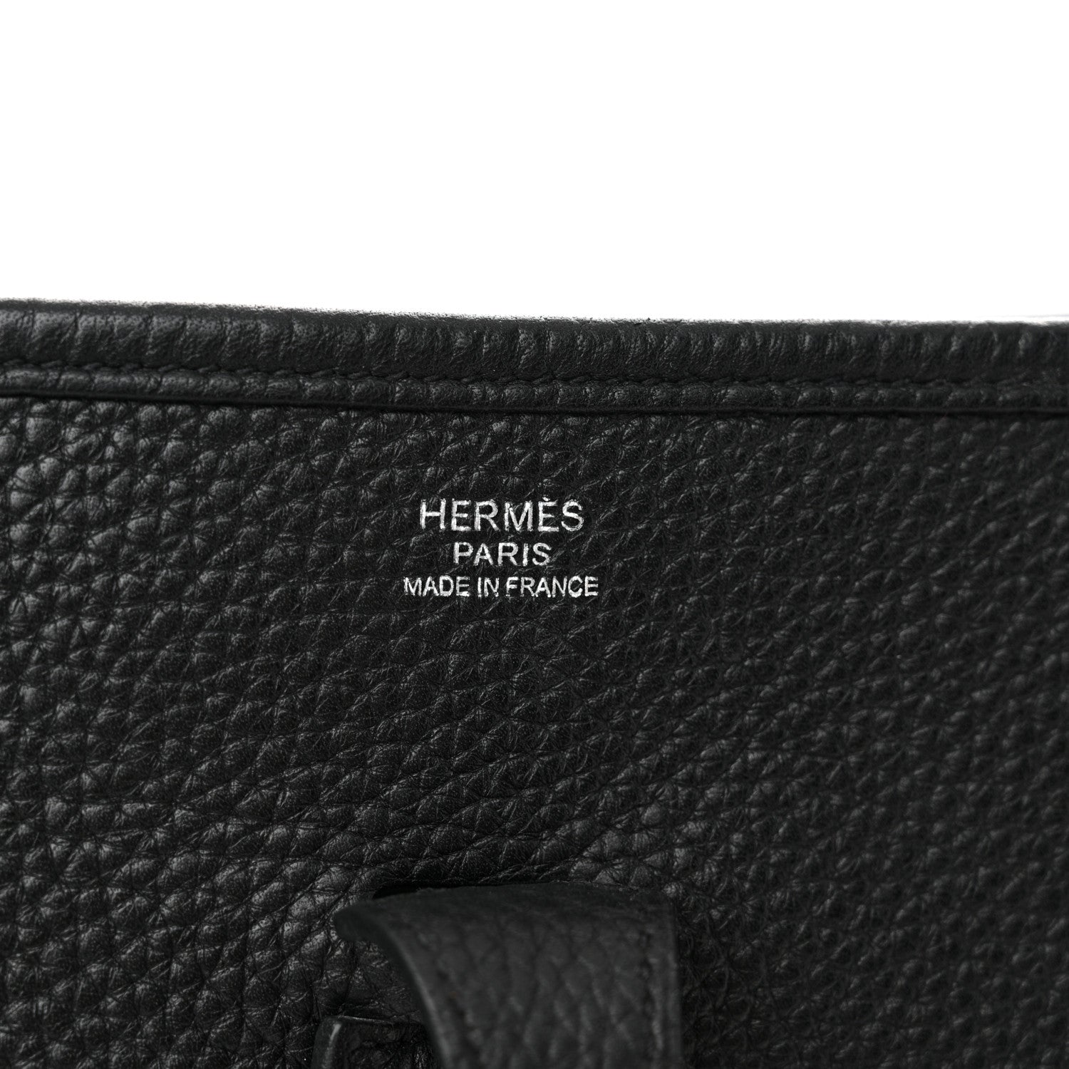 Hermes Taurillon Clemence Evelyne III PM Black 6 of 12