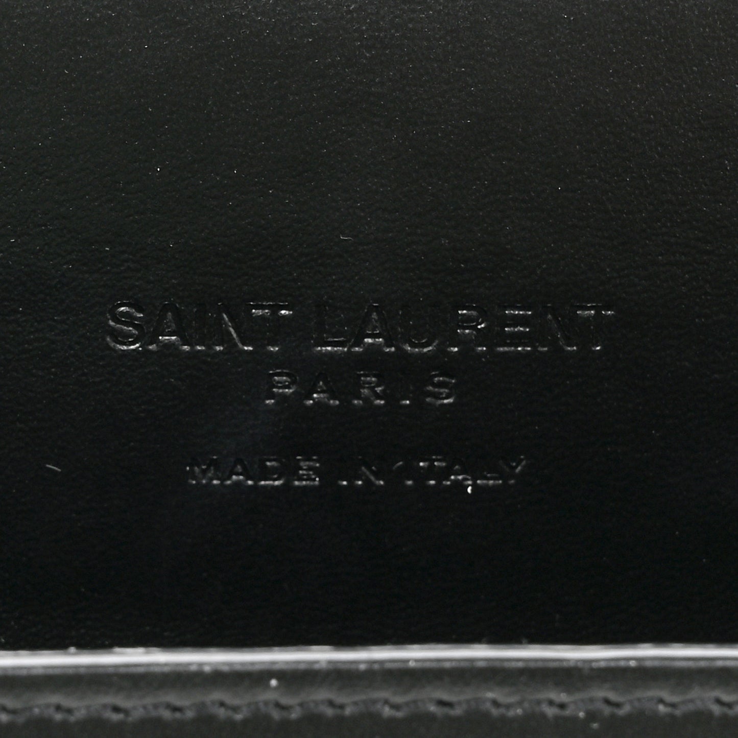 Calfskin Phone Holder Crossbody Black