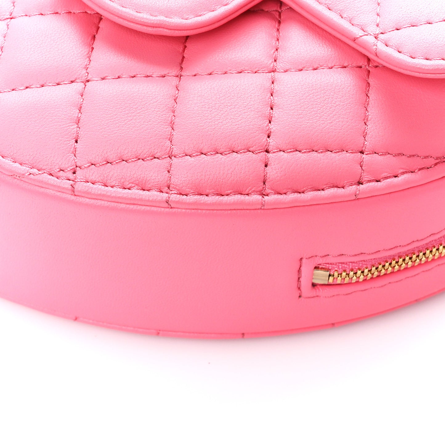 Lambskin Quilted CC In Love Heart Bag Pink