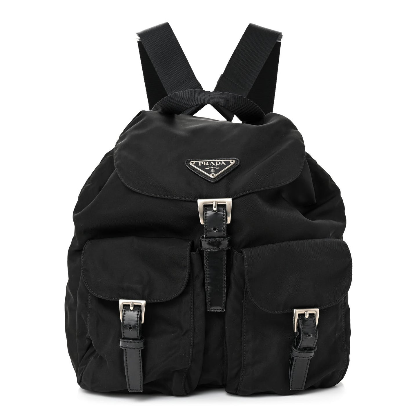 Nylon Vela Medium Backpack Black