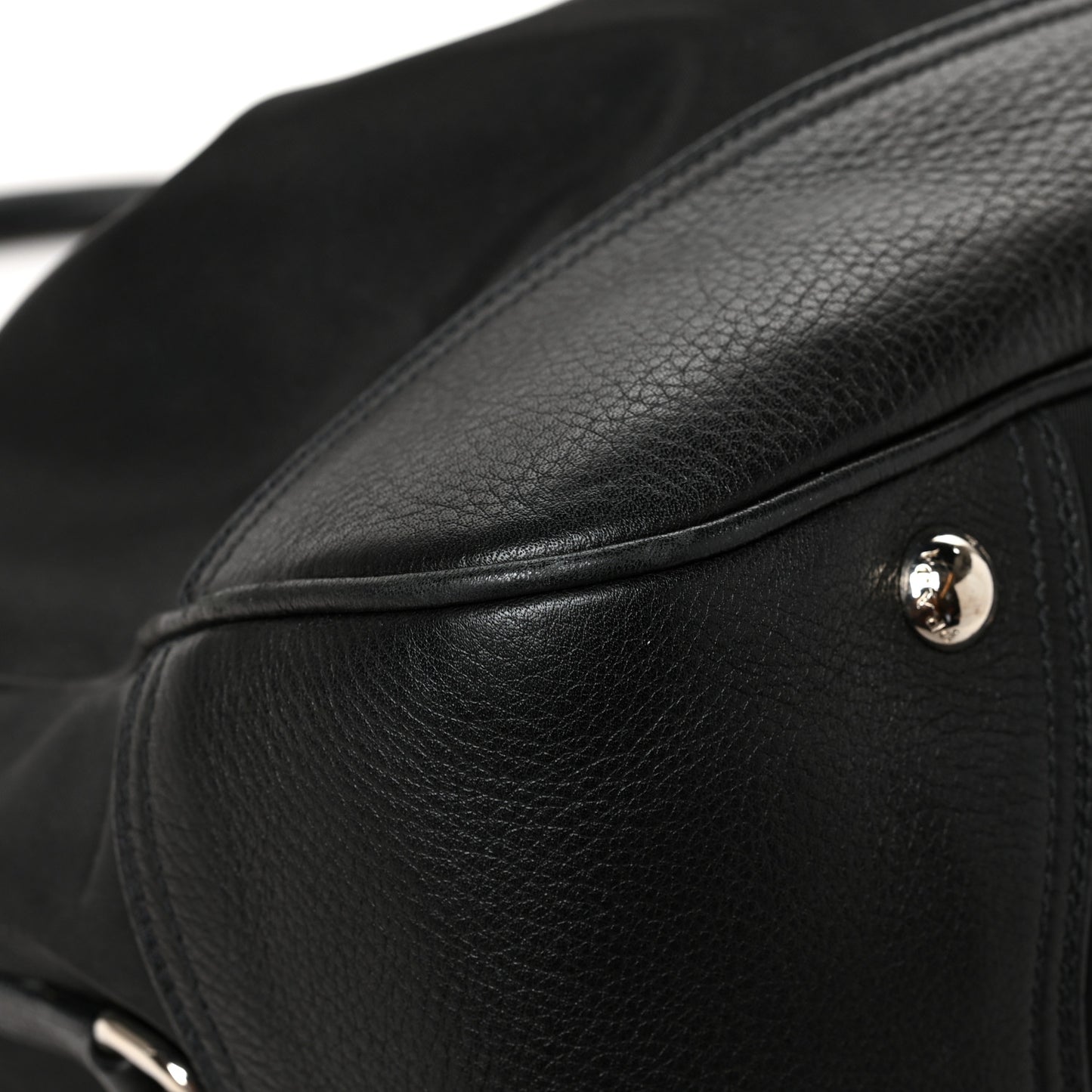 Nylon Vela Bucket Bag Black