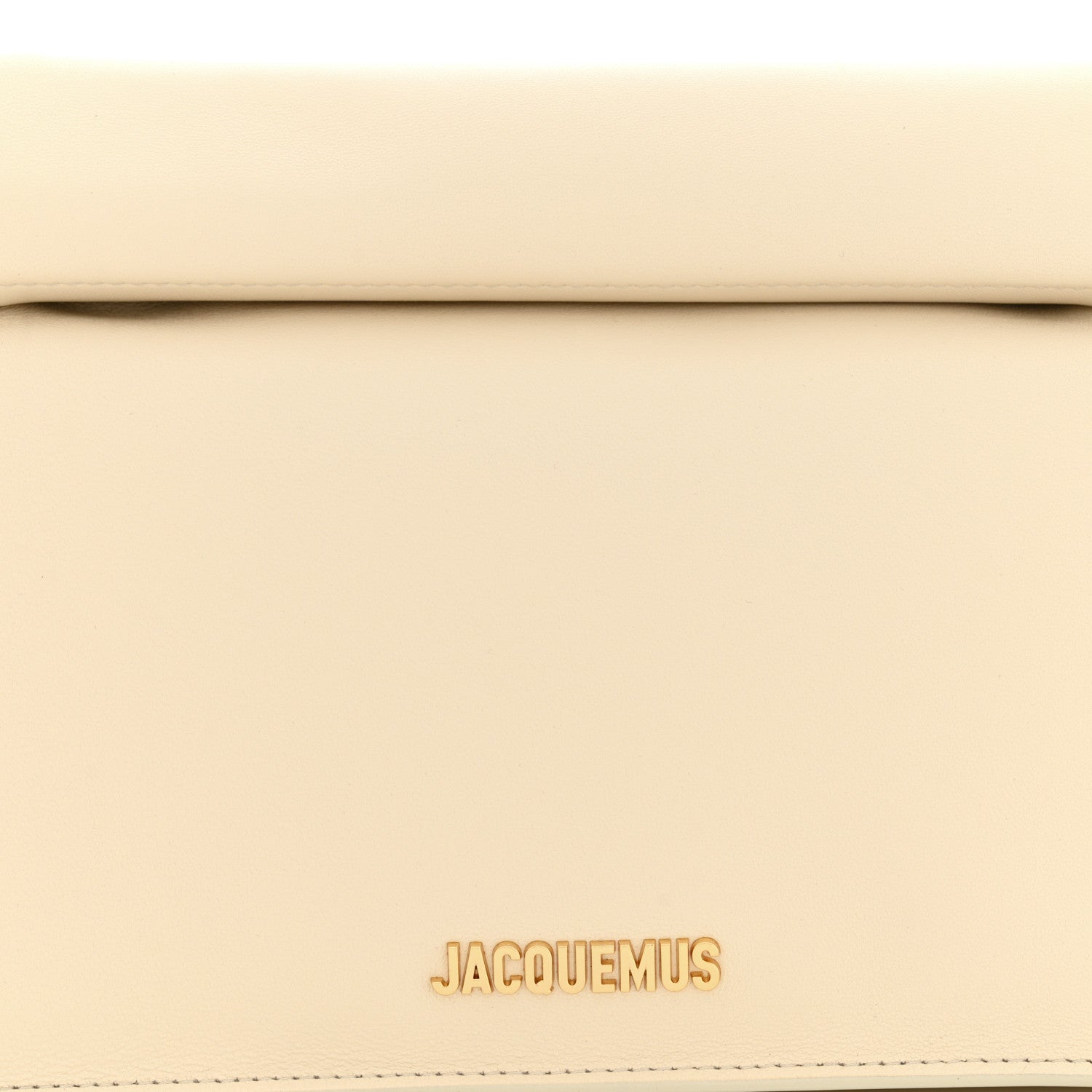Jacquemus Smooth Calfskin La Pochette Rond Carre Light Ivory 8 of 10