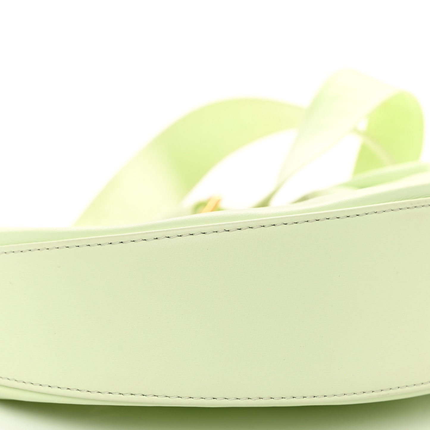 Calfskin Bubblegram Over The Moon Light Green