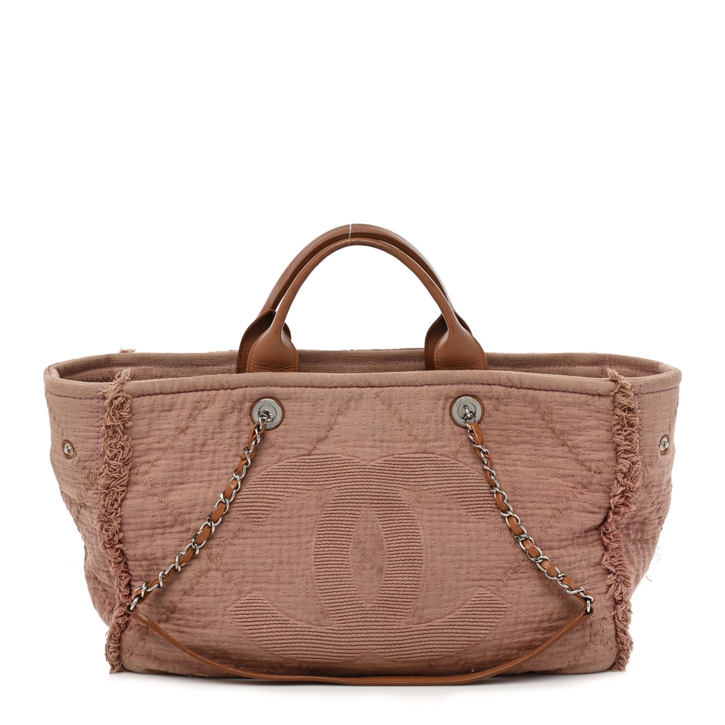 Canvas Large Double Face Tote Pink