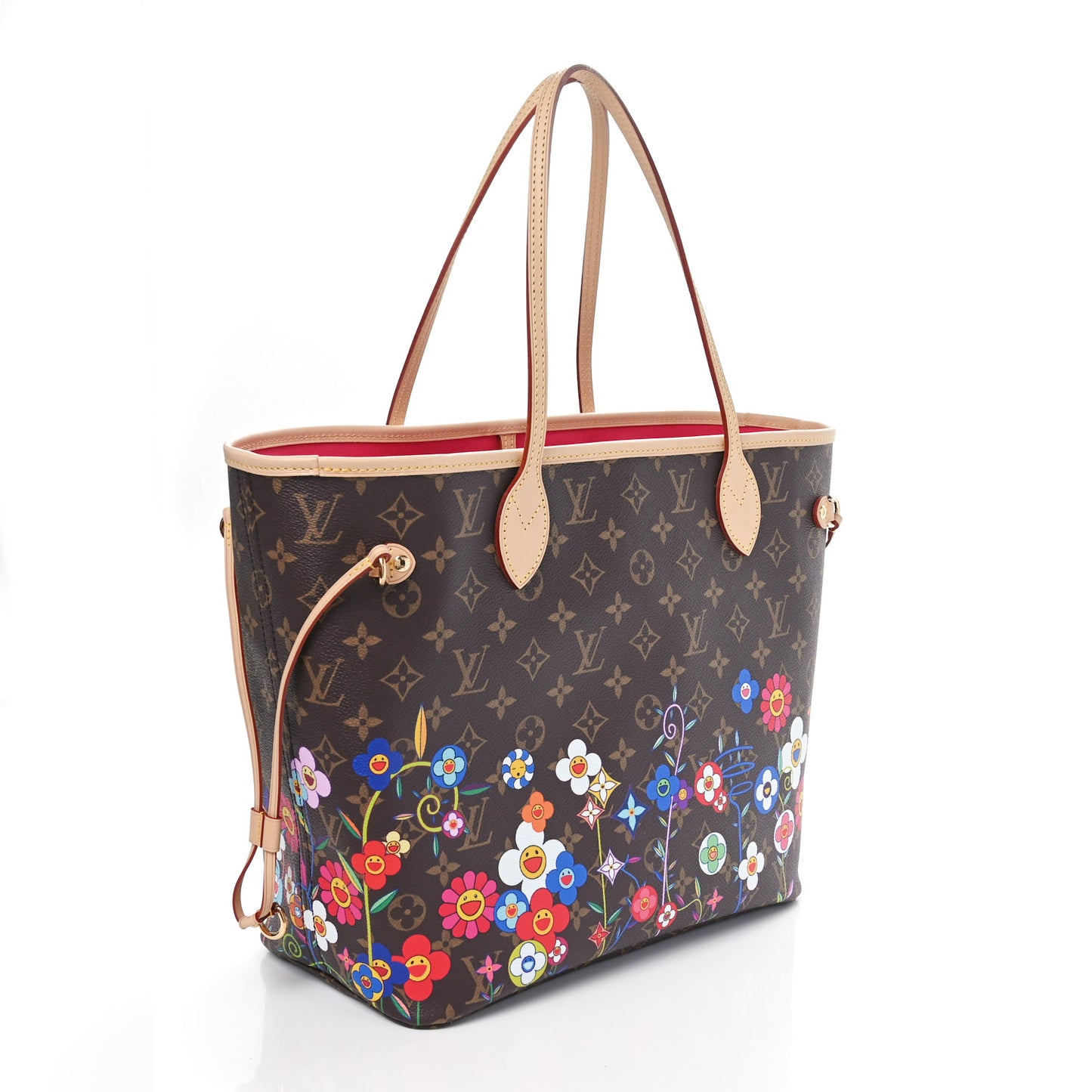 LV X TM Monogram Flowers Neverfull MM