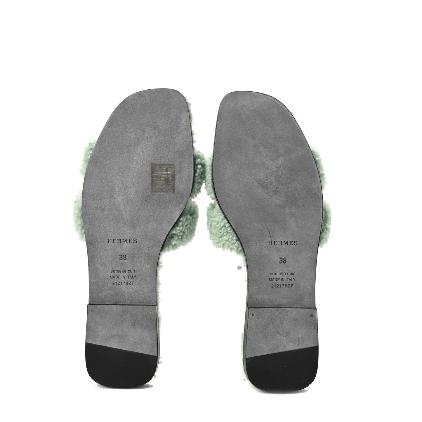 Woolskin Oran Sandals 38 Vert D'Eau