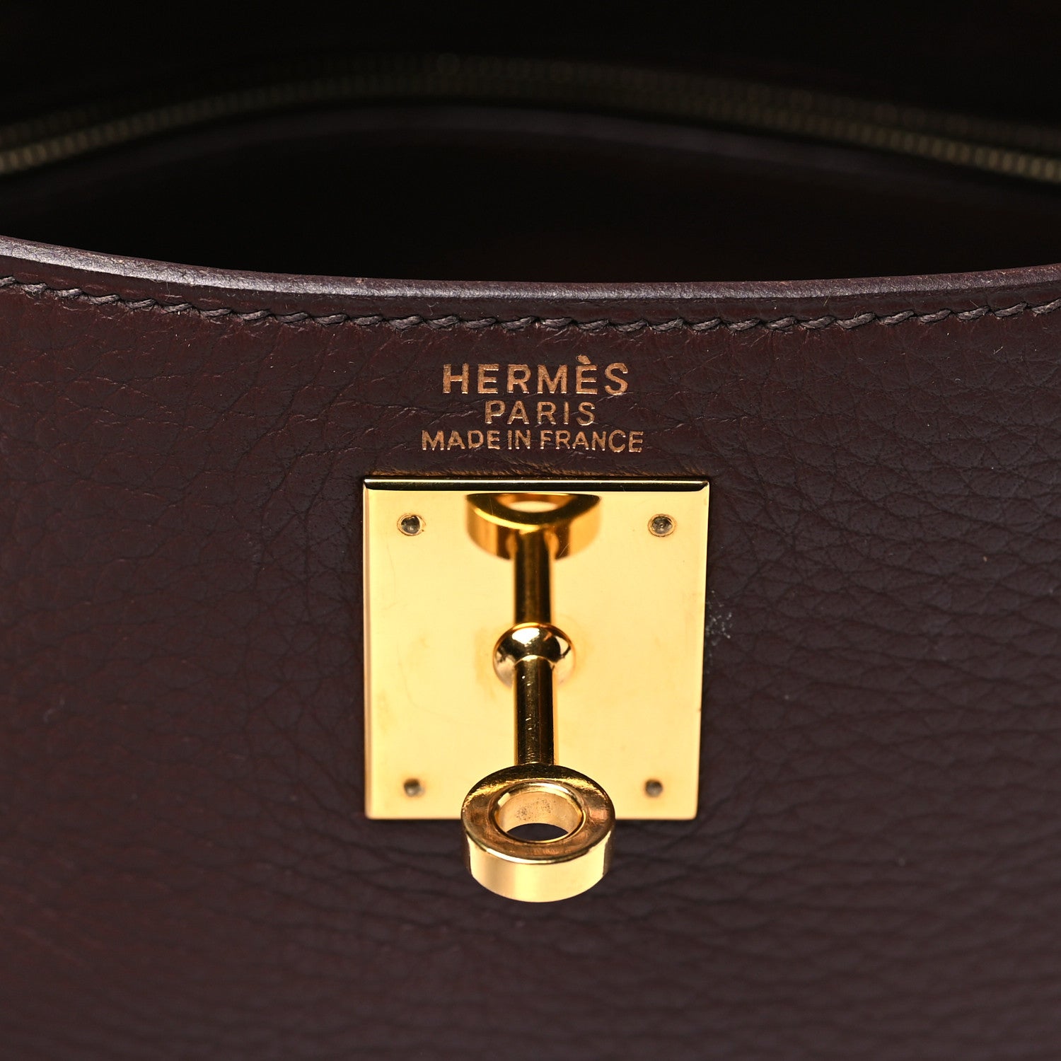 Hermes Taurillon Clemence Kelly Retourne 32 Havane 6 of 12