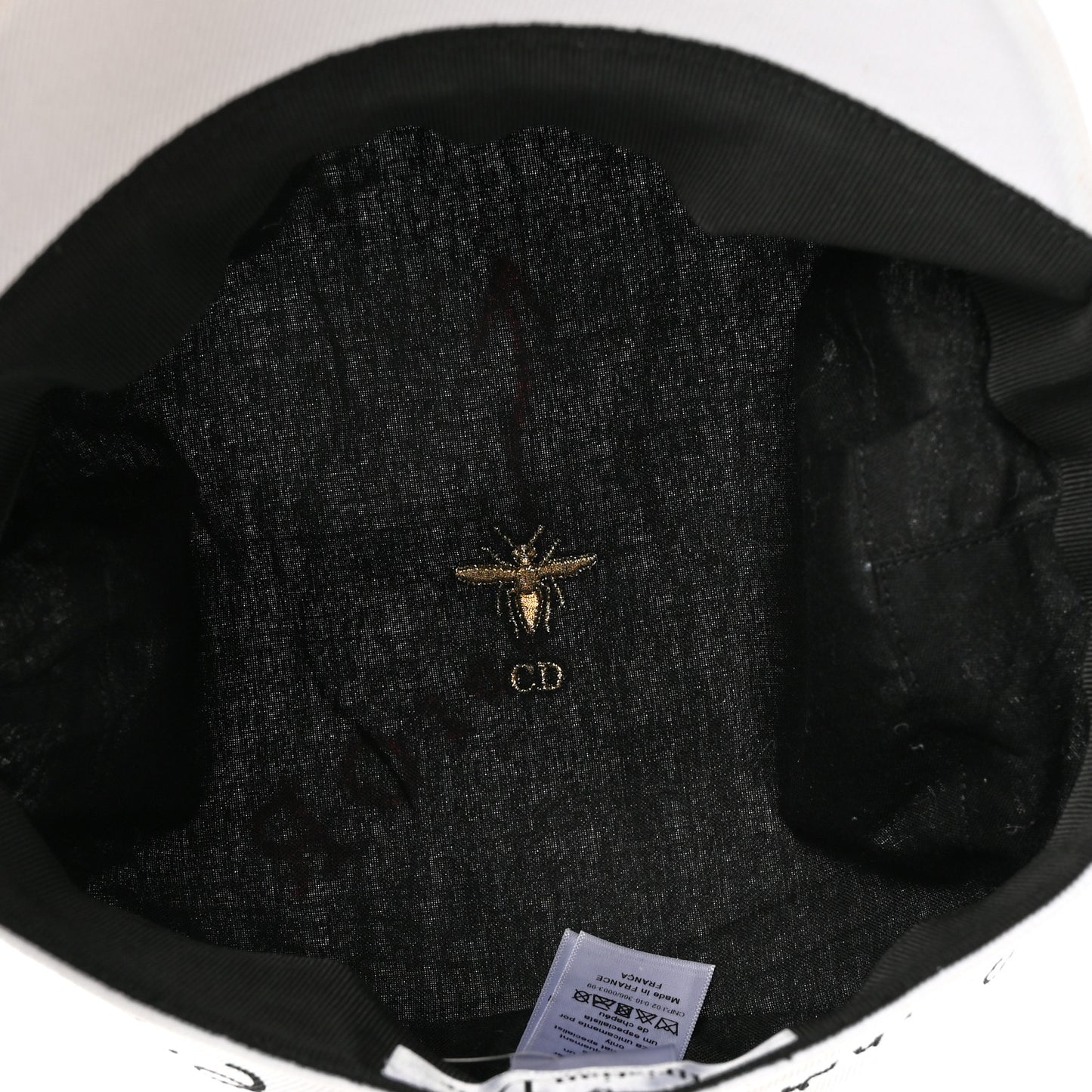 Daydream Words Print Cap Hat 57 White