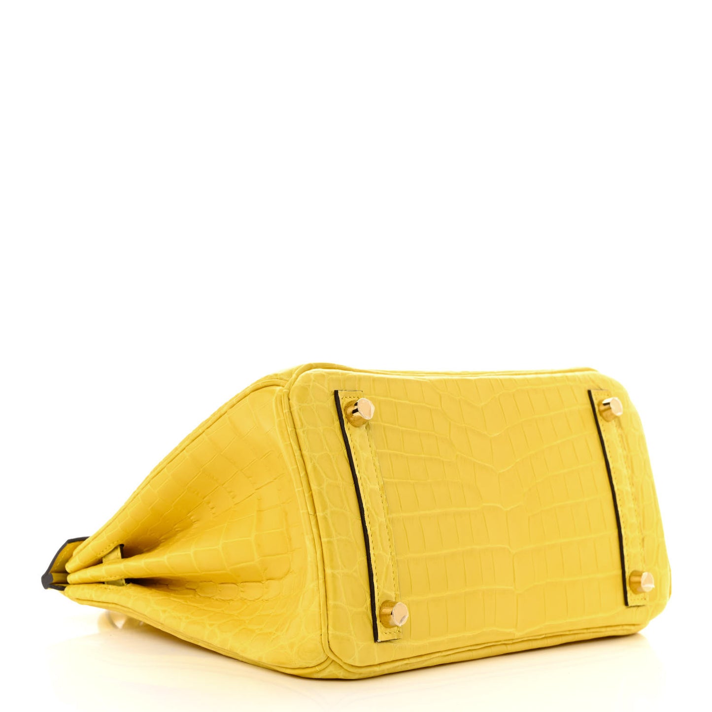 Matte Niloticus Crocodile Birkin 25 Mimosa