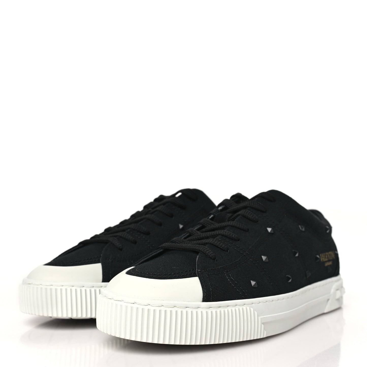 Canvas Rockstud Cityplanet Mens Sneakers 43 Black