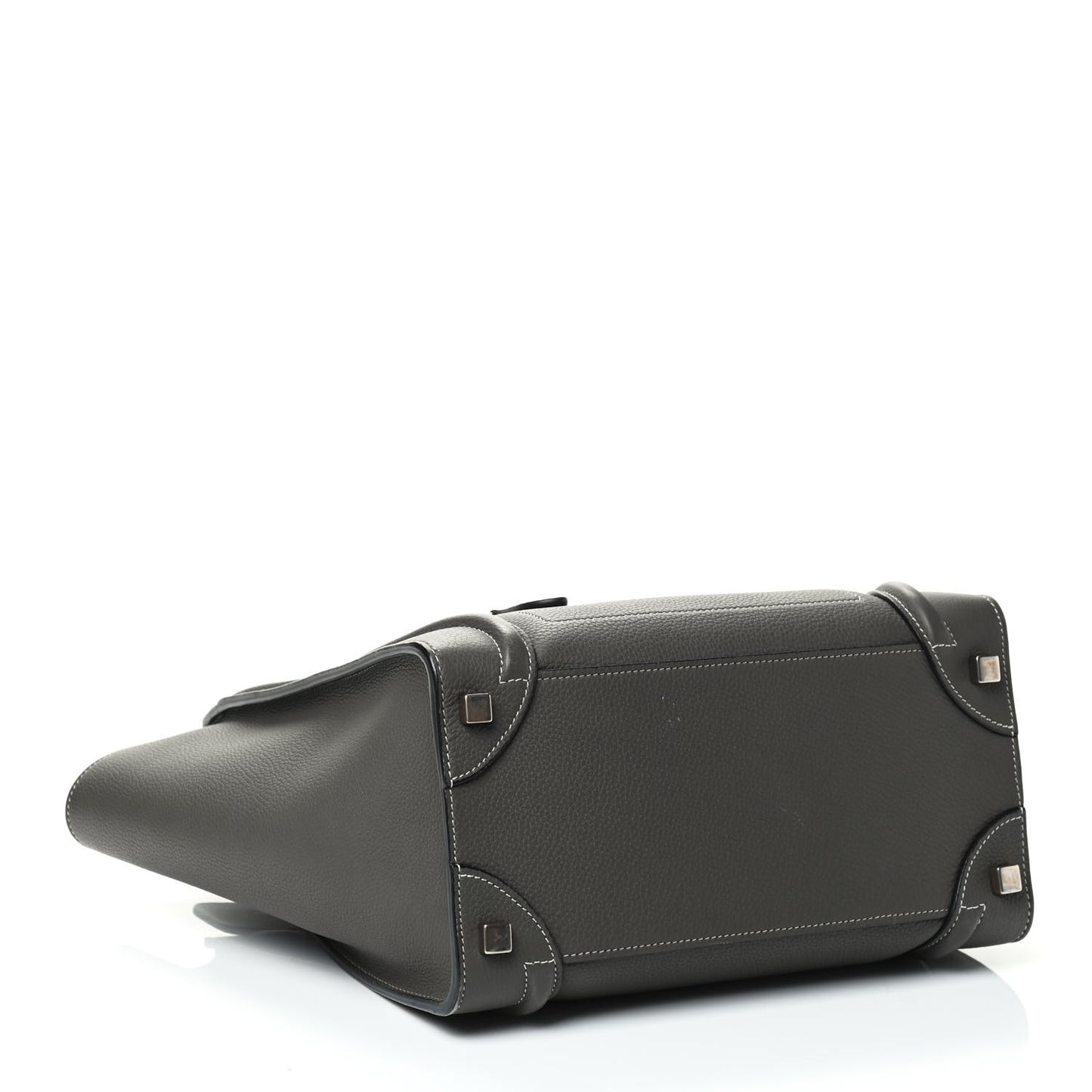 Drummed Calfskin Micro Luggage Souris