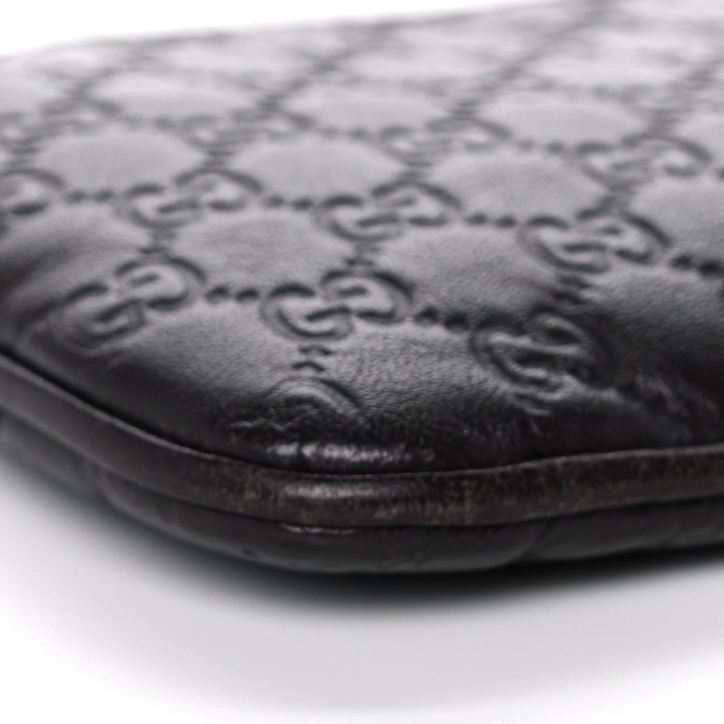Microguccissima Key Ring Coin Case Black