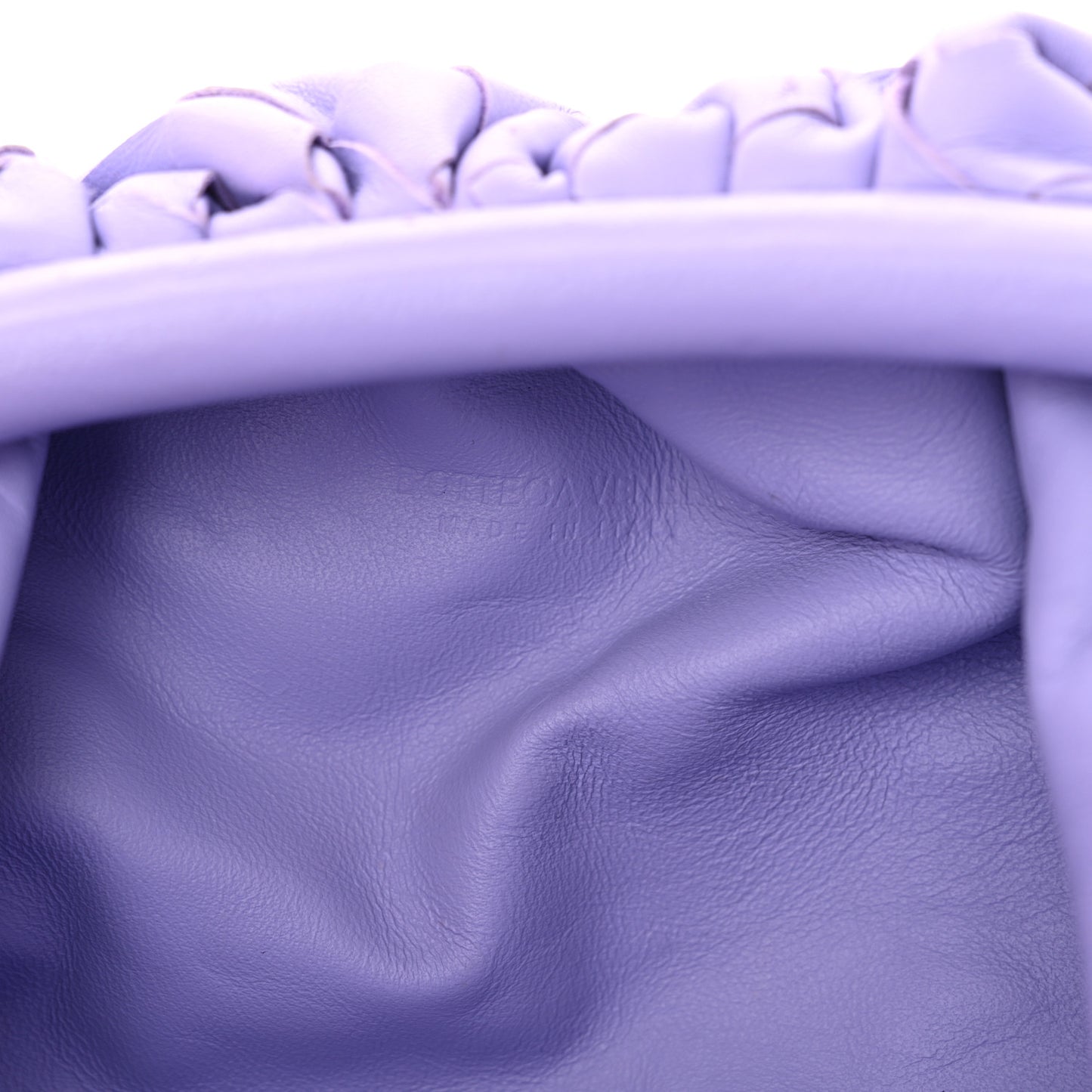 Nappa Intrecciato The Mini Pouch Wisteria
