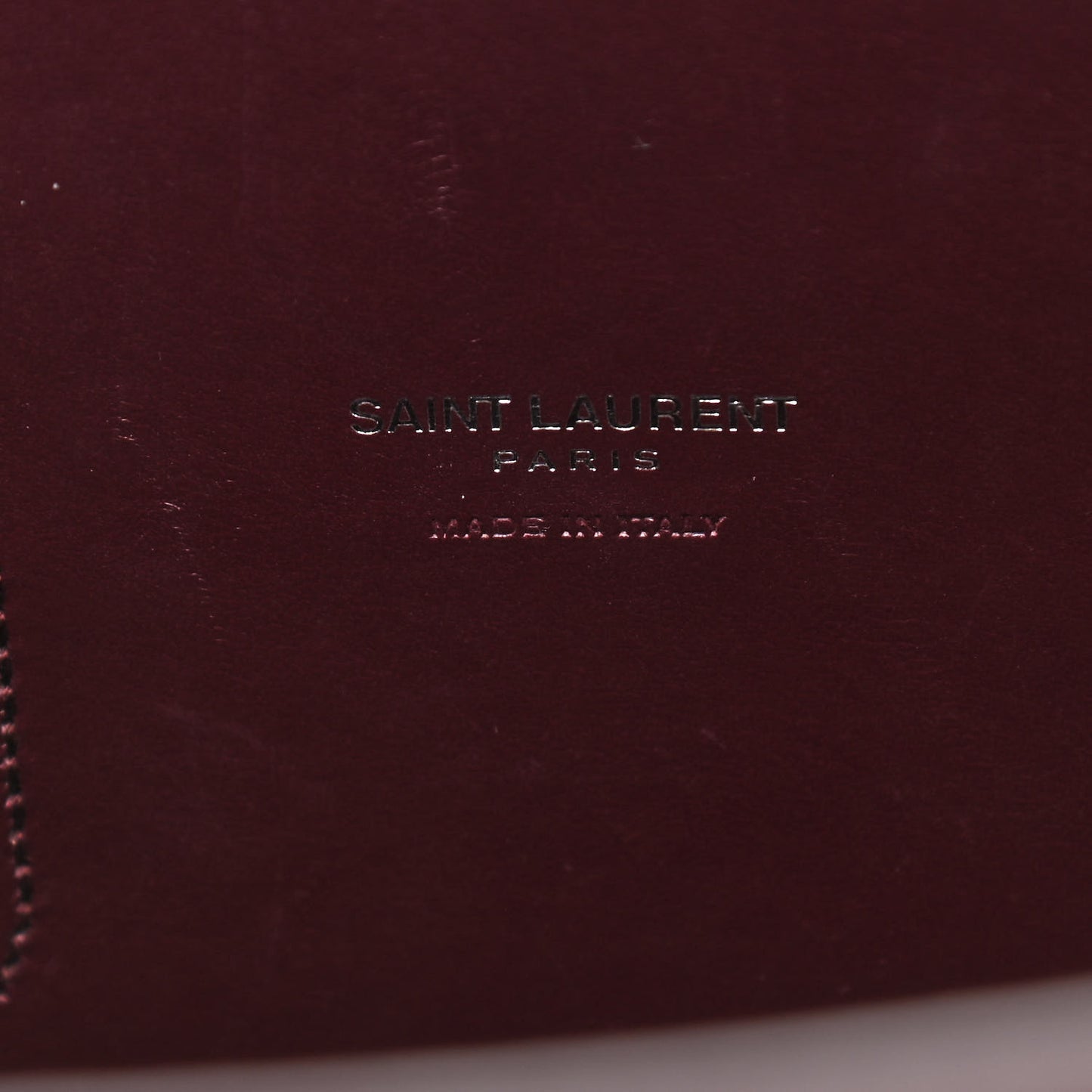 Calfskin Crocodile Embossed Small Sac de Jour Wine