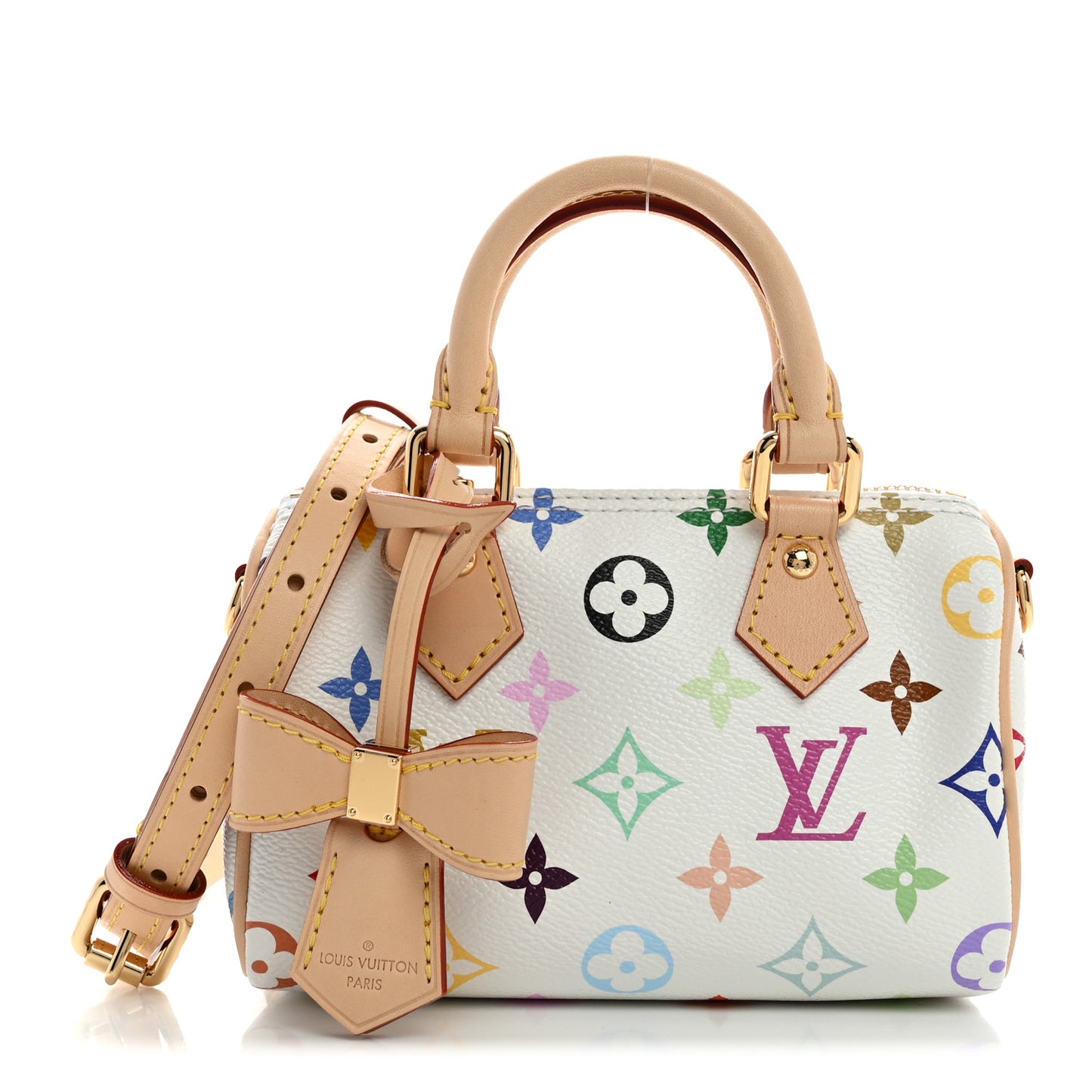 LV X TM Monogram Multicolor Nano Speedy White