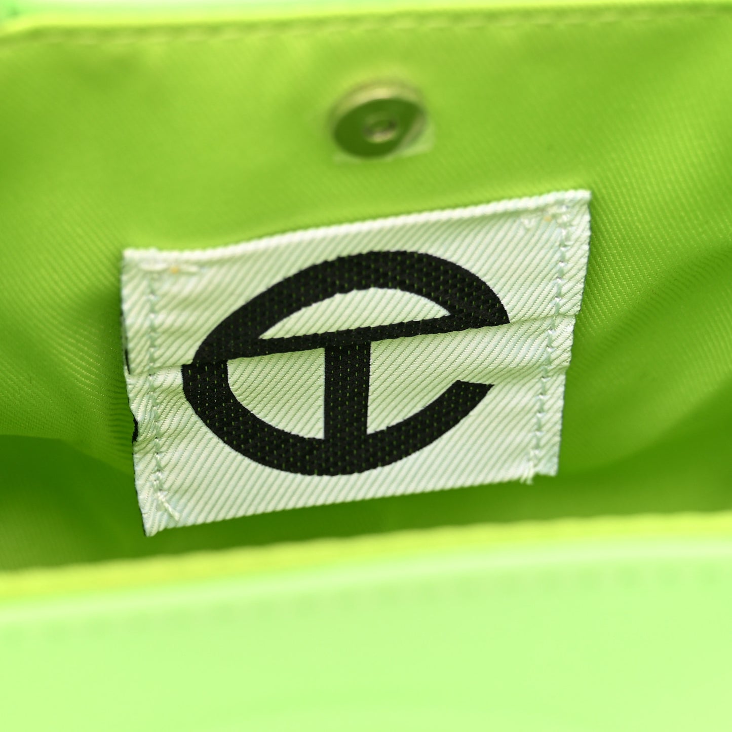 Vegan Leather Small Shopping Bag Double Mint