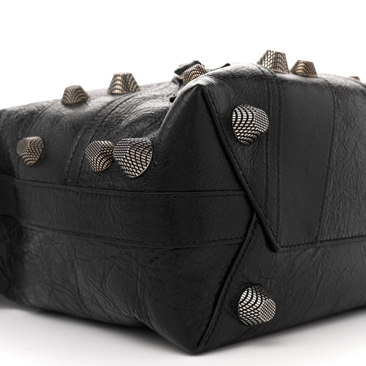 Balenciaga Agneau Arena Medium Le Cagole Carry All Bag Black 9 of 12