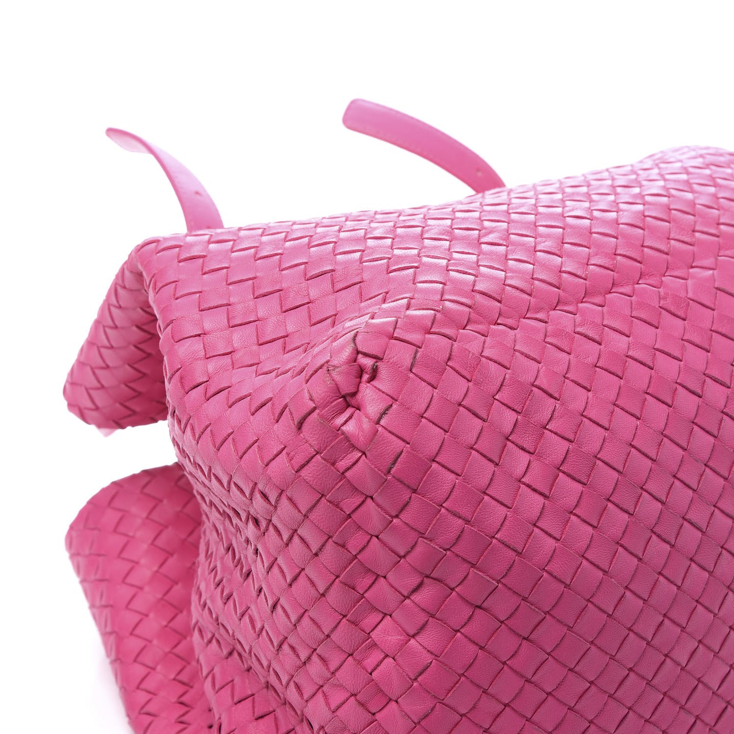 Nappa Intrecciato Large Seamless Tote Fuchsia