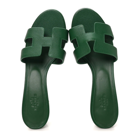 Epsom Oasis Sandals 38 Vert Cactus