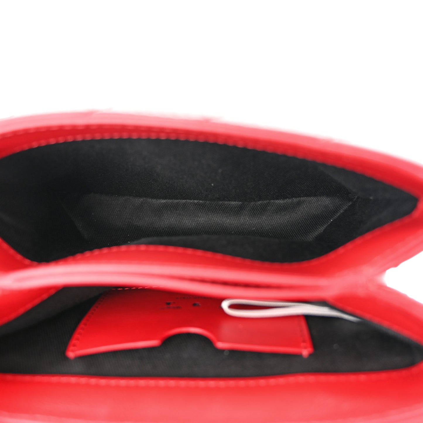 Calfskin Diagonal Quilted Jackhammer 19 Shoulder Bag Red