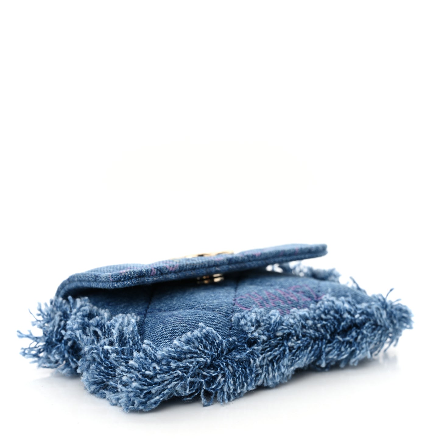 Denim Quilted Denim Mood Belt Bag Blue Multicolor