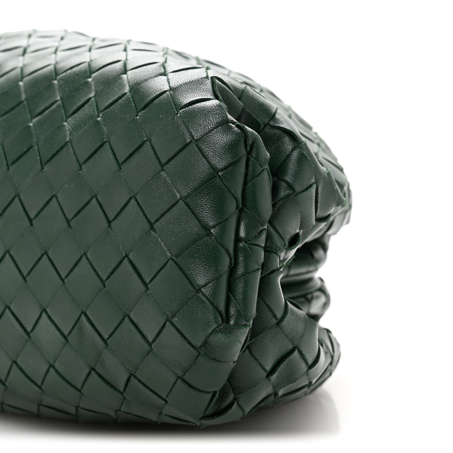 Nappa Maxi Intrecciato The Pouch Oversized Clutch Raintree