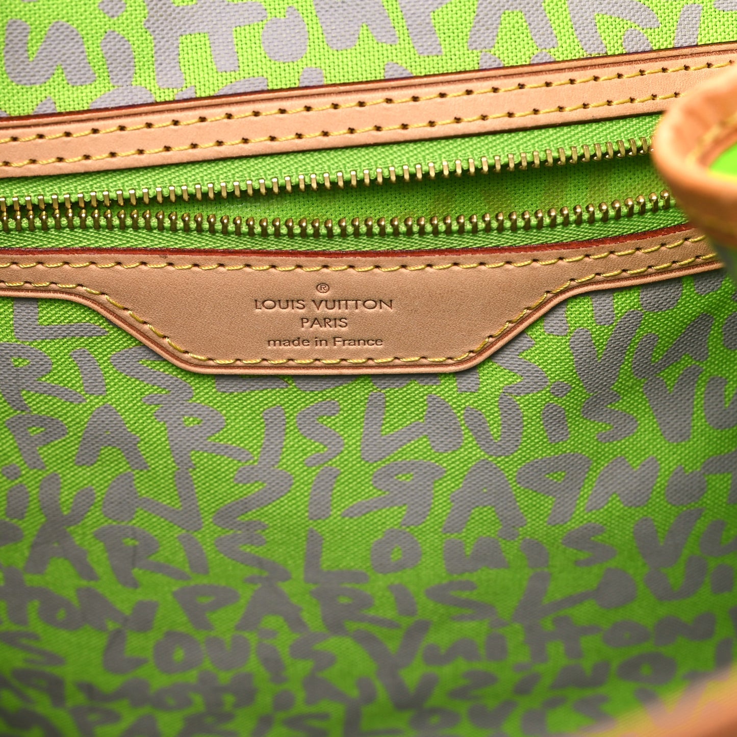 Monogram Graffiti Neverfull GM Green