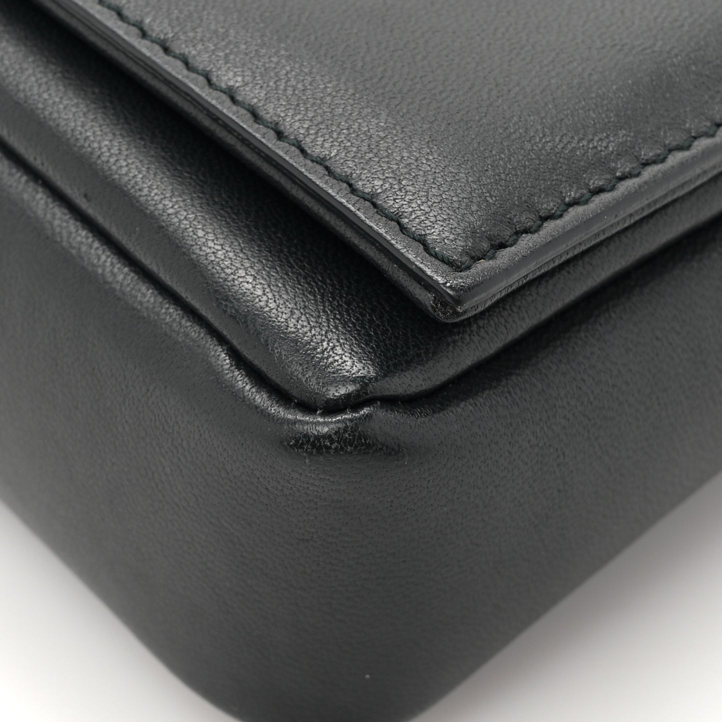 Lambskin Monogram Tassel Kate 99 Dark Leaf
